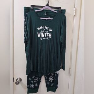 Maurices Green Pajamas Set